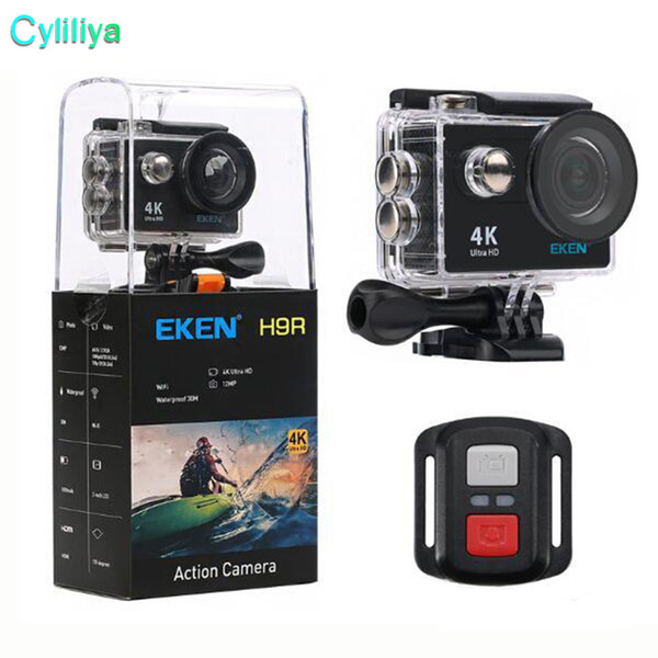 Original EKEN H9 H9R with remote control Ultra HD 4K WiFi HDMI 1080P 2.0 LCD 170D pro Sports camera waterproof MOQ:1PCS