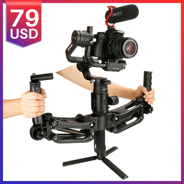 4.5KG Load 5 Axis Dual Hand Grips Stabilizer for Dji Ronin S Zhiyun Crane 2 V2 Plus M AK4000 AK2000 4.5KG Load