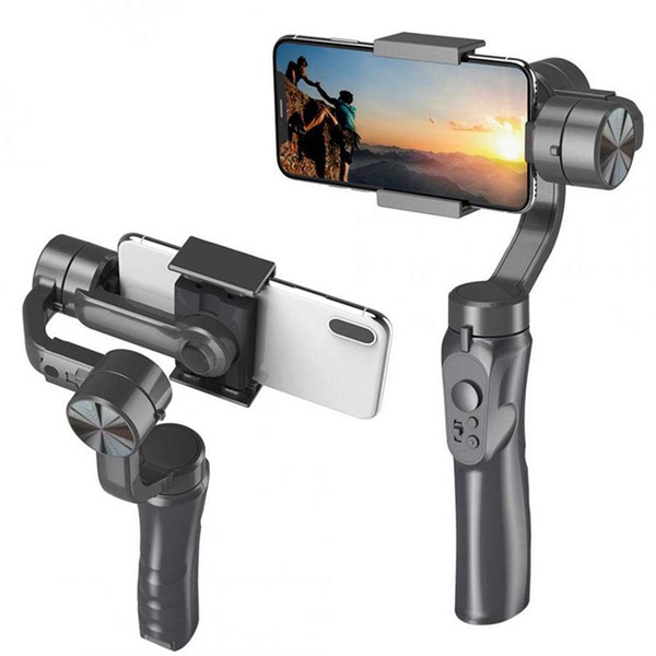 H4 3-Axis Gimbal Stabilizer for iPhone X XR XS Smartphone Vlog Youtuber Live Video Record with Sport Inception Mode Face Object