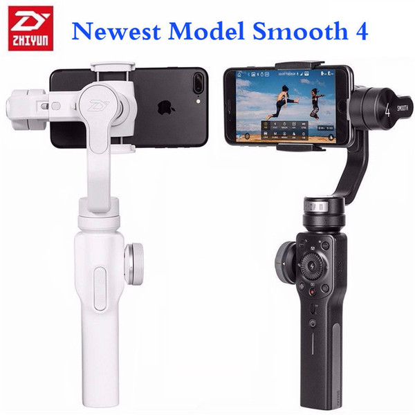 ZhiYun Smooth 4 3-Axis Handheld Smartphone Gimbal Stabilizer with Focus Pull & Zoom for iPhone Xs Max XR X 8 Plus 7 6 SE Android Samsung