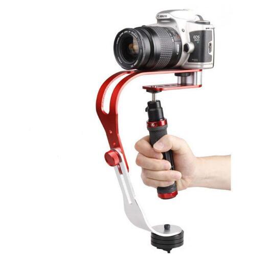 MOQ:1pcs Aluminum Alloy Mini Handheld Digital Camera Stabilizer Video Camera stabilizer Mobile DSLR Motion DV Camera stabilizer