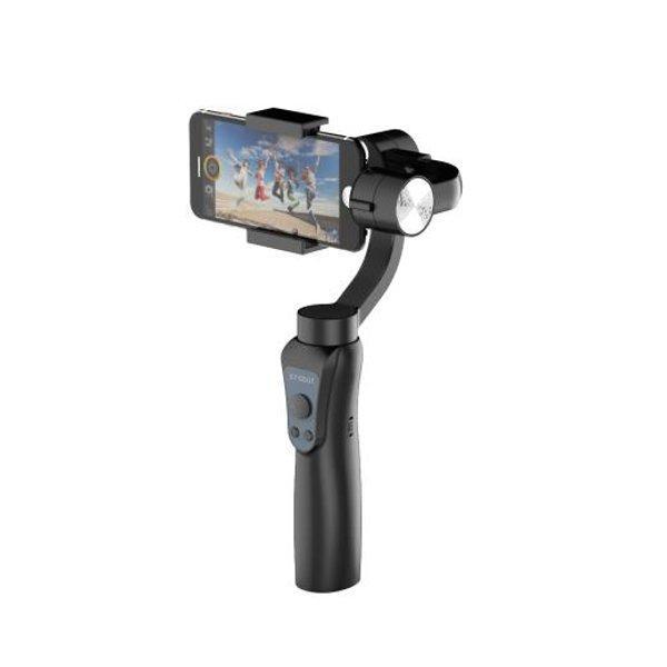 Jcrobot S5 3-Axis Handheld Bluetooth Gimbal Stabilizer For Smart phones & GoPro Hero & Xiaomi yi Action Camera