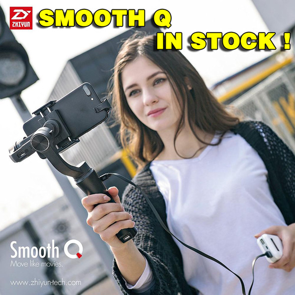 Zhiyun SMOOTH Q 3-Axis Handheld Gimbal Stabilizer for Smartphone action camera phone Portable sjcam cam PK feiyu dji osmo