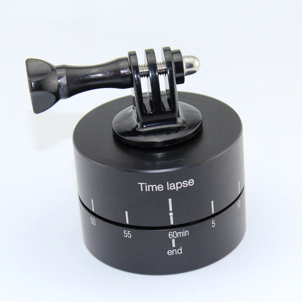 60 minutes 360° Time Lapse Stabilizer pan and tilt head+adapter for Sports & Action Video Cameras/DSLR