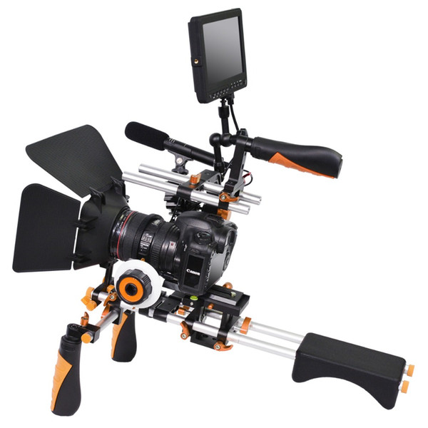 YELANGU Dual Control Lever Lightweight Universal Version DSLR Camera Support System Shoulder Rig Kit