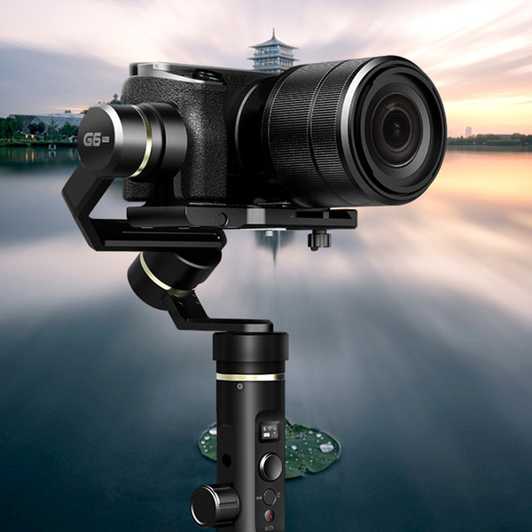 FeiyuTech Feiyu G6 Plus Splashproof Handheld Gimbal Stabilizer for Smartphone hero Mirrorless cameras as6000 black