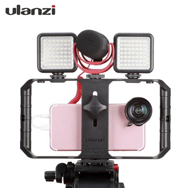 Ulanzi U-Rig Pro 3 Shoe Mount Smartphone Video Rig Filmmaking Case Handheld Phone Video Stabilizer Grip Tripod Mount Stand