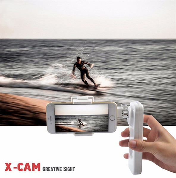 X-Cam Sight2 Self Selfie Sticks Handheld Gimbal 2-axle Stabilizer Brushless Bluetooth Control for iPhone 6s Plus Samsung Huawei