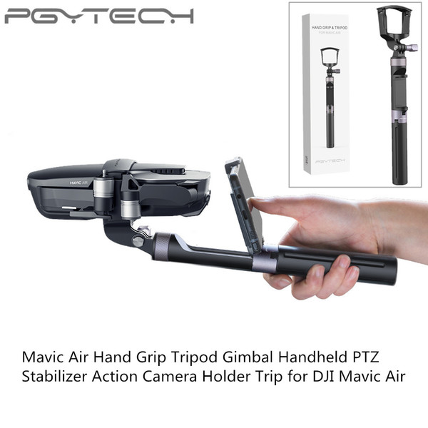 PGYTECH Multifunction DJI Mavic Air Selfie Sticks Handheld Gimbal Stabilizer Holder Action Camera Tripod Legs Monopods Accessory