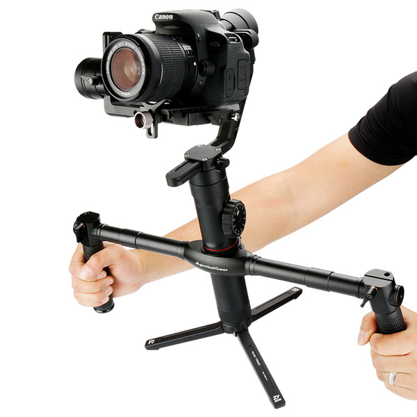 Dual Handheld Grip Bracket Gimbal for Zhiyun Crane V2 Crane-M Feiyu MG Lite MG V2 Handheld Extended AgimbalGear Stabilizer