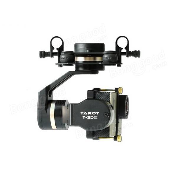 Tarot GOPRO 3D Metal CNC 3 Axis Brushless Gimbal PTZ for GOPRO 4 3 + 3 FPV RC Drone TL3T01