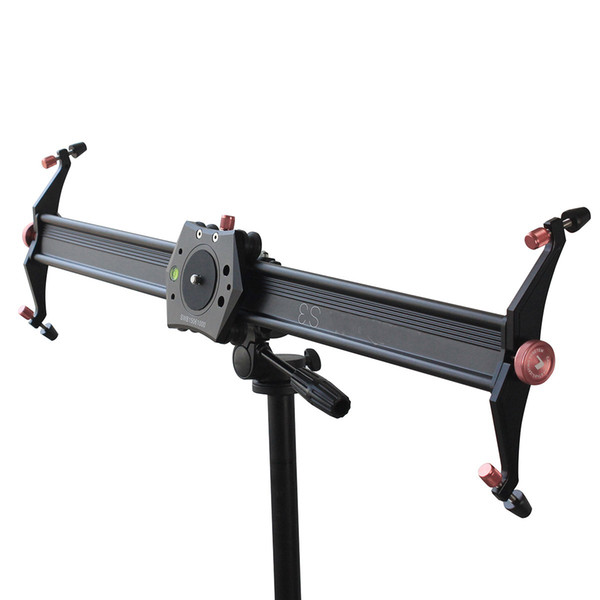 Free Shipping for S3 90cm DSLR Camera Slider Dolly Track Video Stabilizer with 22lb/10kg Load Capacity with 4 Damping Adjustable Bearings