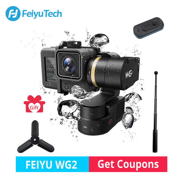 FeiyuTech WG2 Waterproof Gimbal Wearable 3-axis Stabilizer for hero 6 4 5 xiomi yi 4K SJCAM  Action Camera Gimbal