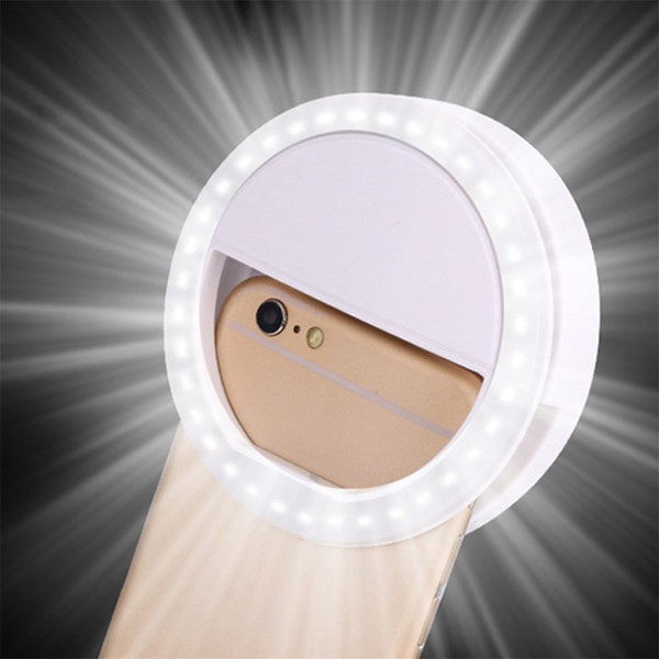 Selfie Ring Flash Led Fill Light Lamp Camera Photography Video Spotlight for iphone X 8 7 Samsung S9 S8 Plus Xiaomi Huawei Phone