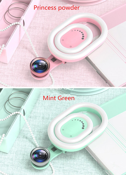 Mobile phone fill light led flash anchor live face thin face rejuvenation beauty artifact wide angle macro self-timer lens