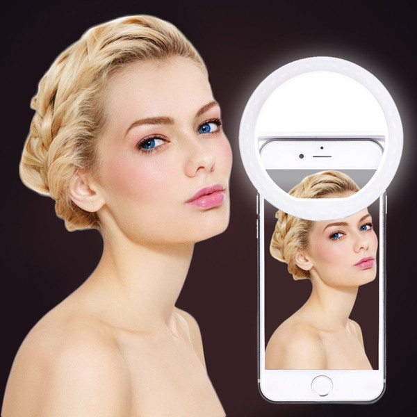 Universal USB Charge Selfie Light Portable Flash Led Camera Phone Photography Ring Light Enhancing Photography for iPhone Smartphone