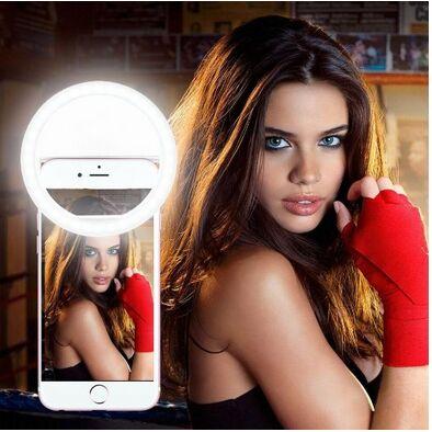 Smartphone Universal LED Ring fill Selfie Light Night Darkness Selfie Enhancing Photography for Iphone 12pcs/lot Free shipping