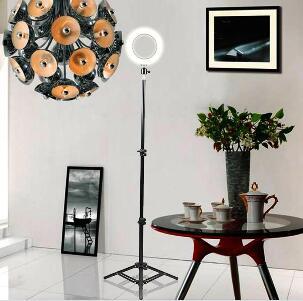 Best Adjustable 500/1600/2100mm Stand Photography LED Selfie Light-Ring Lighting Dimmable Fill Light Lamp W/ USB For Camera Video