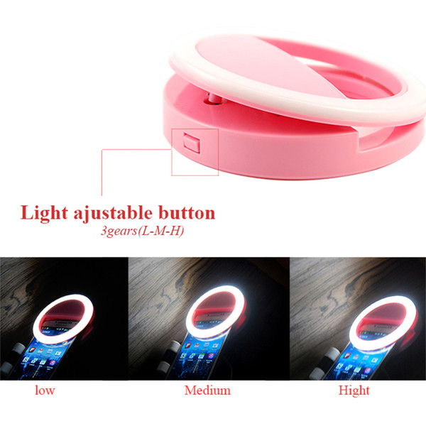 4 Colors Selfie Flash Light For Women Girl High Quality Phone Ring Light Enhancing Photography Enhancing Camera Light