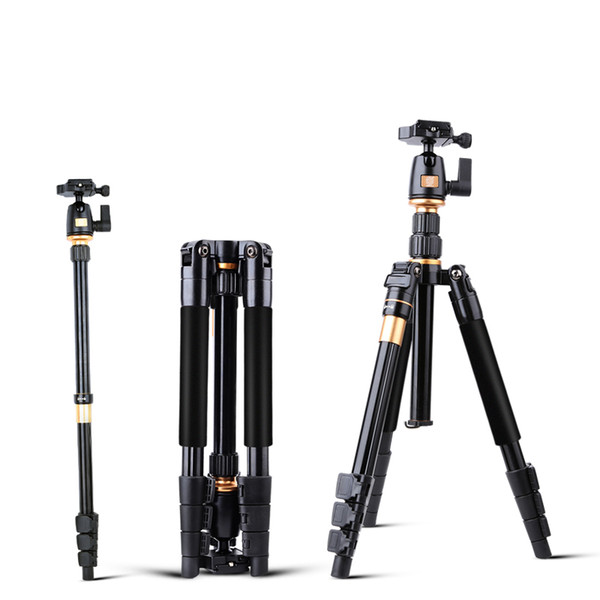 Camera Tripod Aluminium Alloy Camera Video Monopod Professional Extendable Tripod With Quick Release Plate Stand TOP