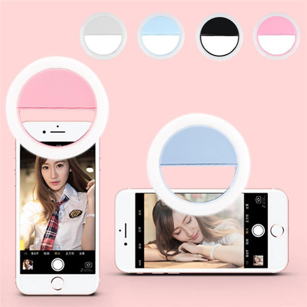 Ring Selfie Rechargeable Portable Universal Selfie Ring Flash Led Light Lamp Mobile Phone Led Selfie Lamp Ring Flash For iphone For Samsung