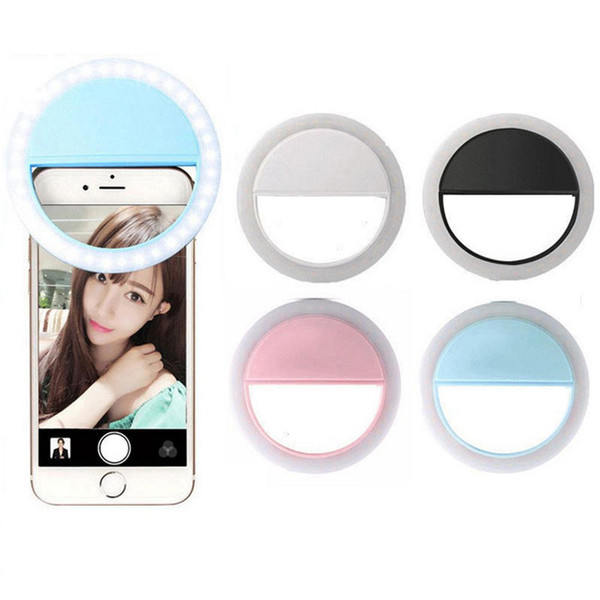 Rechargeable Selfie New Portable Universal Selfie Ring Flash Led Light Lamp Mobile Phone Led Selfie Lamp Ring Flash For iphone For Samsung