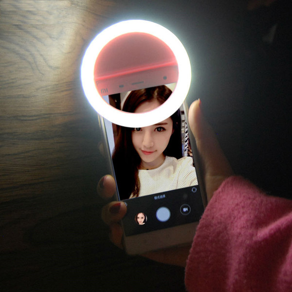 Selfie Flash Led Light Lamp Mobile Phone Led Selfie Lamp Ring Flash For iphone 8 For Samsung