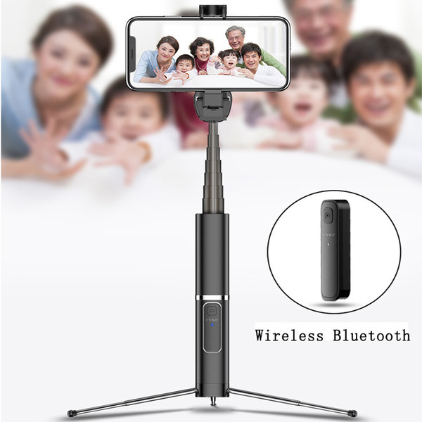 Selfie Monopods Concealed Selfie Stick Bluetooth Photograph Holder Zinc Alloy Selfie Stick Artifact Vertical Travel supplies