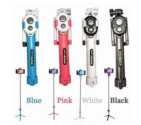 stick Selfie Bluetooth tripod 3 in 1 Universal Extendable Monopod for iPhone 8 XR for Samsung