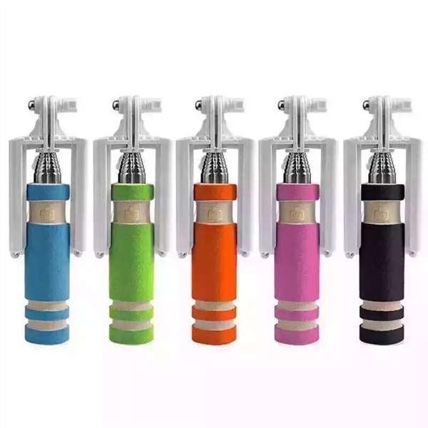 Mini Wired Selfie Stick Handheld Portable Light Foam Monopod Foldable Self-portrait Sticks Holder for iphone samsung Android smartphone