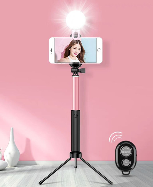 Selfie Stick Hexagon 1 Extended Universal Apple 7plus Bluetooth IPhone Mini Supplementary Light Tripod Huawei Oppo Mobile Phone Live Photo X