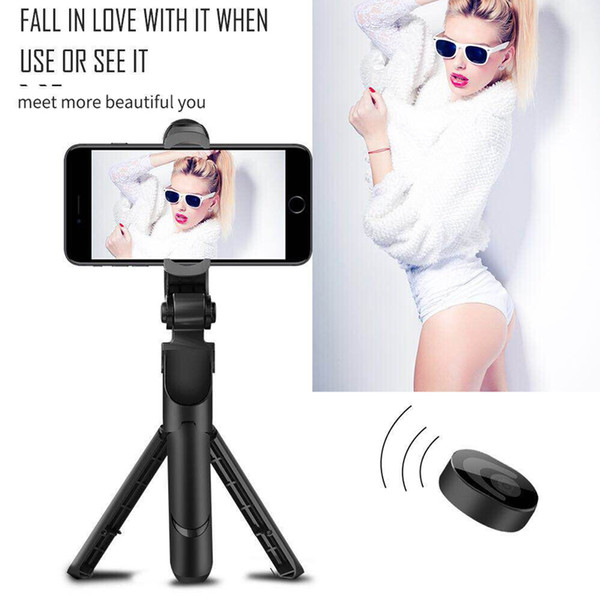 3 in 1 Wireless Bluetooth Selfie Stick Mini Tripod Extendable Monopod Universal For iPhone 8 X 7 6s Plus For Samsung