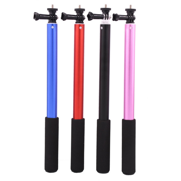 1.5 m retractable aluminum alloy selfie rod GOPRO selfie rod lengthened motion camera DV extended Selfie Monopods