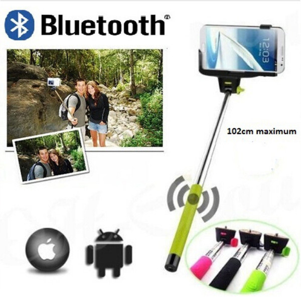 Original Brand Z07-5 2 in 1 Selfie Bluetooth Wireless Monopod Selfie Stick with Holder Shutter for Iphone Samsung Smartphone