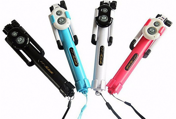 New Foldable Tripod Monopod Selfie Stick Bluetooth With Button Pau De Palo Selfie Stick For Android iPhone Perche Selfies