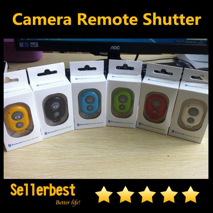 Popular Bluetooth Remote Camera Control Self-timer Shutter for iPhone 5S 5C 5 4S for Galaxy S5 S4 Note 3 Free Shipping DHL