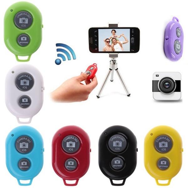 Bluetooth Remote Camera Control Self-timer Shutter for IOS and Android phones for iPhone 5S 5C 6 6S Galaxy S7 Note 5 Smartphones