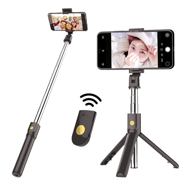 2019 stylish mobile phone universal multifunctional bluetooth selfie stick remote-controlled fixer for solo operation of tripod photo artifa