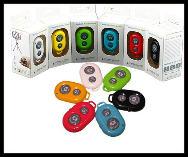 wireless Bluetooth Remote photo Camera Control Self-timer AB Shutter for iPhone 5S 6 Galaxy S4 S5 Note3 M8 Android Smart phone MQ200