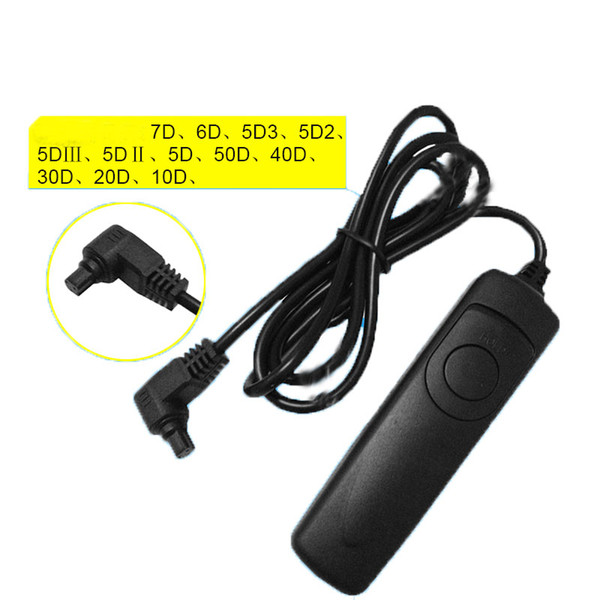 RS-80 N3 Shutter Release Camera Remote Control for Canon 1 D MARK III 1DS II 5diii 5diii 6d 7d 50d 40d 30d 20d shutter release