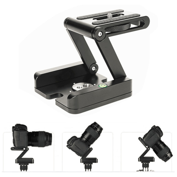 Folding Z Type Stand Holder Professional Tripod Kit Flex Tilt Head Pan Ball Head Folding Desktop Compatible Camera Camcorder