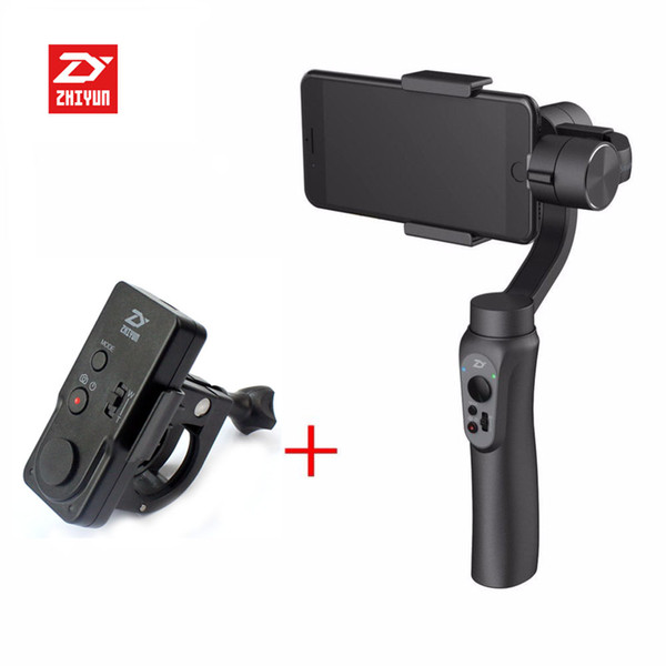 Zhiyun Smooth Q 3-Axis Handheld Gimble Stabilizer With White Wireless Remote Control For Smartphone Like iPhone,Samsung,Huawei