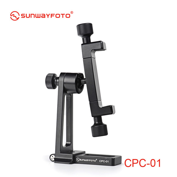 SUNWAYFOTO CPC-01 Mobile Phone Accessories Professional Desk and Stand Professional Tripod Ballhead Phone Holder Bracket