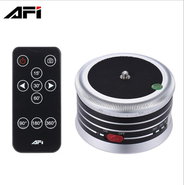 AFI MRA01 Professional Tripod Head Electric 360 Panorama Ball Head with Remote Control for Action Camera Smartphone SLR