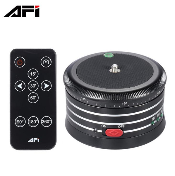 AFI MRA01 Professional Tripod Head Electric 360 Panorama Ball Head with Remote Control for Action Camera Smartphone SLR