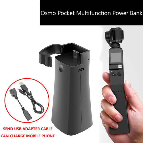 Osmo Pocket Handheld Gimbal Camera Portable Multifunction Power Bank Rechargeable Phone Accessories USB Charging Cradle Stand