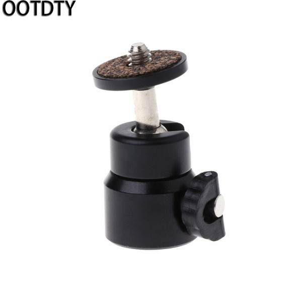 OOTDTY 360 Degree Swivel Mini Ball Head Bracket Stand For 1/4