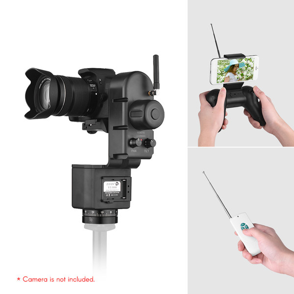 ZIFON YT-3000 50m Remote Control Electronic Pan Tilt Head for Canon Nikon Sony DSLR WiFi Camera Photo Video Shooting