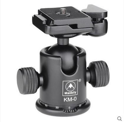 Manbily KM-0 Professional Tripod Head Aluminum Alloy Camera Ball Head Panoramic Head Sliding Rail Head Max Load Capacity 15kg