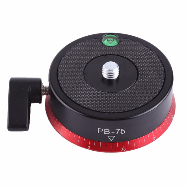 Freeshipping Aluminum Alloy Panorama Ball Tripod Head With Bubble Level and 3/8 Inch Screw